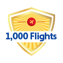 1000 Flights Award