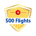 500 Flights Award